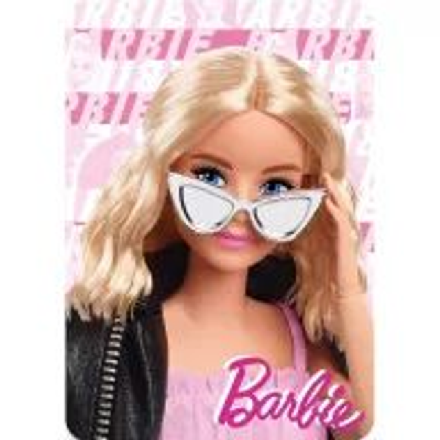 💖 Plaide polaire Barbie Glam 💖