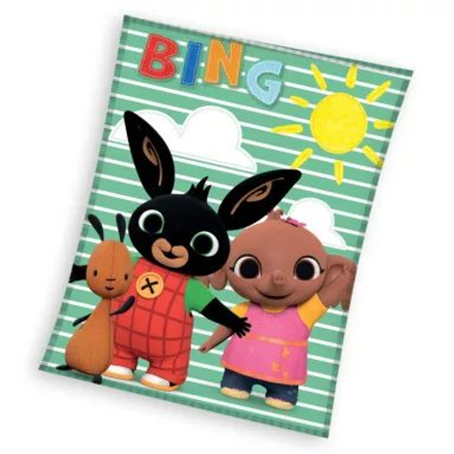 ☀️Plaid polaire corail Bing – Sun ☀️